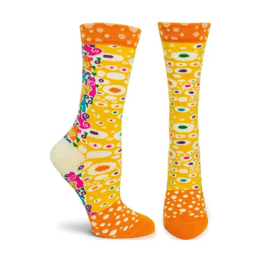 Ozone Women's Foliate Sock: Yellow